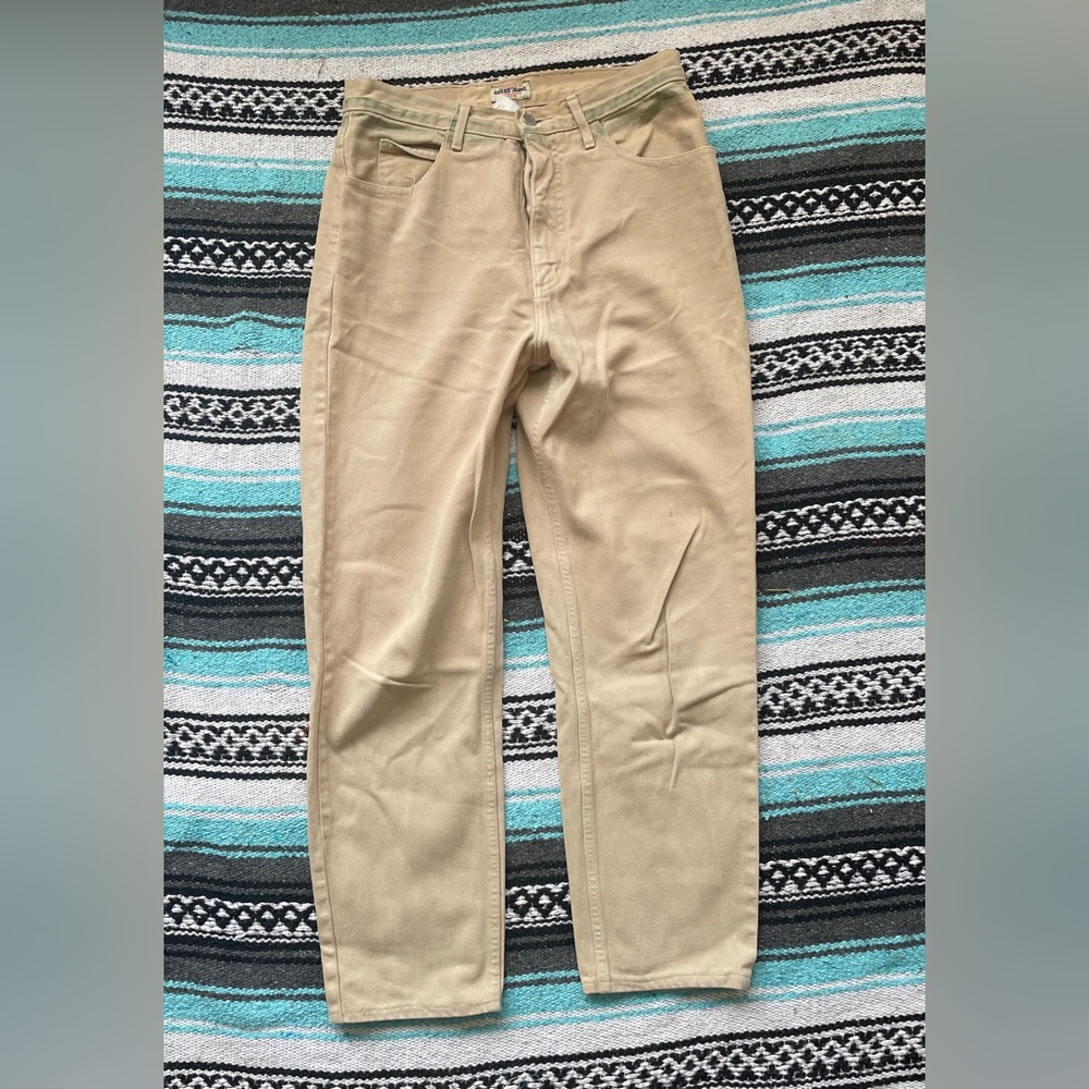 Vintage Guess Jeans 31 x 27 tan denim jeans